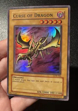Yugioh! Curse of Dragon LOB-066 Super Rare Unlimited Edition HP - Image 4