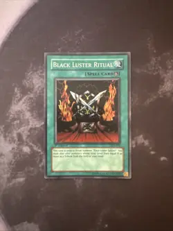 Yu-Gi-Oh Foil Black Luster Soldier and Black Luster Ritual 1st Edition - Image 2