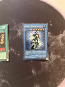 Yu-Gi-Oh Foil Black Luster Soldier and Black Luster Ritual 1st Edition - Image 3