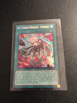 Yugioh Sky Striker Mobilize - Linkage! L26D-ENS22 Secret Rare 1st Edition - Image 1