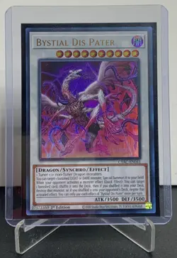 YuGiOh! CYAC-EN041 BYSTIAL DIS PATER Ultra Rare Cyberstorm Access 1st Edition NM - Image 1