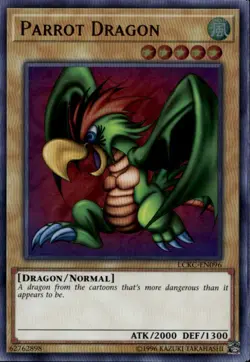 Parrot Dragon Unl Ed Ultra Rare LCKC-EN096 Yu-Gi-Oh! - Image 1