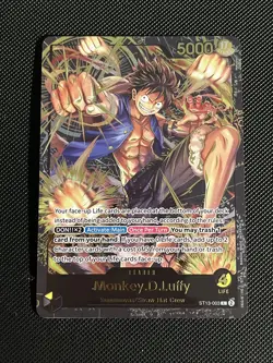 Monkey D. Luffy ST13-003 Gold Foil Premium Leader Collection 2024 One Piece - Image 1