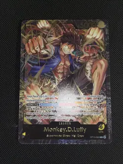 Monkey D. Luffy ST13-003 Gold Foil Premium Leader Collection 2024 One Piece - Image 2