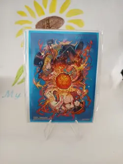 One Piece DEVIL FRUITS COLLECTION VOL. 2 Ace & Sabo 10-Count Sleeves Pack - Image 1