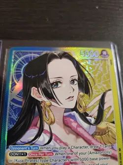 Boa Hancock Leader Alt Art One Piece TCG NM English OP14-041 - Image 2
