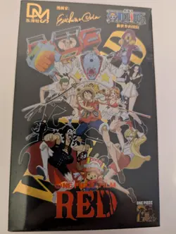 One Piece Trading Card Deluxe 21 Pack Box Anime CCG New Sealed Film Red Wanted - Image 1