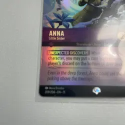 Disney Lorcana Anna - Braving the Storm (Epic) 218/204 Fabled Holo - Image 5