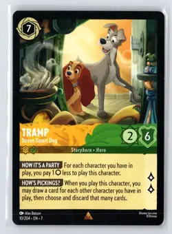 Tramp #10/204 Archazia's Island Disney Lorcana - Image 1