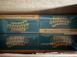 Pokemon TCG: Mega Evolution Ascended Heroes Pokemon Center Elite Trainer Box 4x - Image 1