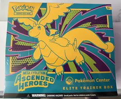 Pokemon TCG: Mega Evolution-Ascended Heroes Pokemon Center Elite Trainer Box - Image 1