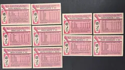 1987-88 O-Pee-Chee OPC Hockey - Lot Of 10 Cards - Hartford Whalers - Image 2