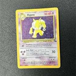Pokemon Hypno 8/62 Fossil Holo Rare 90 HP 1999 Wizards of the Coast Card - Image 1