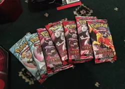 Pokemon card job lot bulk tins destined rivals mega evolution Tins Booster Pack - Image 5