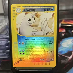 Pokemon Dewgong Skyridge Rare Reverse Holo 7/144 80 HP TCG Card LP - Image 1