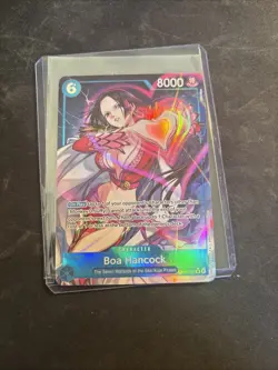Boa Hancock (OP07-051) Super Rare Alt Art Foil trading card - Image 1