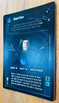 STAR WARS CCG - General Veers - Rare Foil Card, Reflections - Decipher Inc. 1999 - Image 3