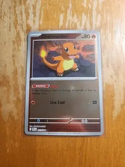 Pokemon Card Single Charmander 011/094 Phantasmal Flames Reverse Holo 2025 A238 - Image 1