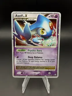 Pokemon Azelf LV.X Legends Awakened 140/146 Ultra Rare Holo Level Up Card - A164 - Image 1