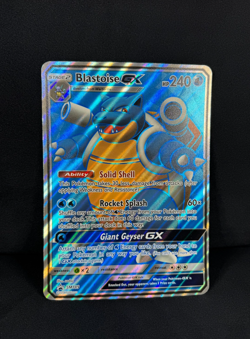 Pokemon Blastoise GX JUMBO CARD SM 189 Holo Foil Black Star Promo Card RARE 2019 - Image 2