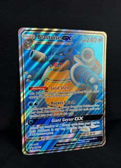 Pokemon Blastoise GX JUMBO CARD SM 189 Holo Foil Black Star Promo Card RARE 2019 - Image 4