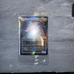 Magic The Gathering Spectacular Spiderman Card Marvel Legends Exclusive - Image 3