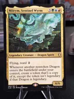 Miirym, Sentinel Wyrm Rare Commander Legends Battle for Baldur's Gate - Image 1