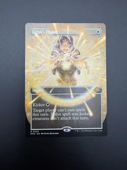 MTG; Orim's Chant; Borderless; #323; Modern Horizons 3; NM; Unplayed - Image 2