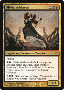 Olivia Voldaren #215 (Foil) (MP) Innistrad ISD Magic MTG - Image 1