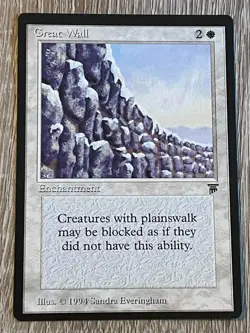 MTG - Great Wall - Legends - NM English Magic 1994 - Image 1