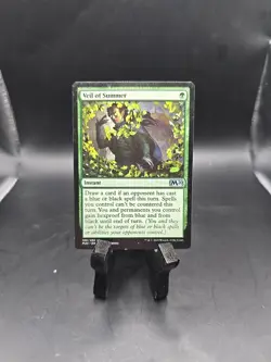 MTG Magic the Gathering Veil of Summer (198/357) Core Set 2020 LP - Image 1