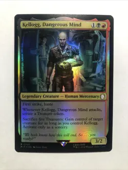 Magic The Gathering Kellogg, Dangerous Mind FOIL 0106 NM MTG - Image 1