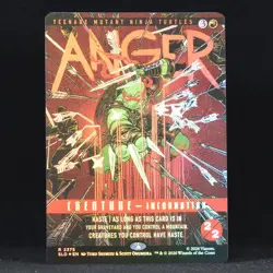 Anger #2375 (FOIL) ~ MTG Secret Lair TMNT Teenage Mutant Ninja Turtles - Image 1