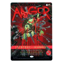 Anger #2375 (FOIL) ~ MTG Secret Lair TMNT Teenage Mutant Ninja Turtles - Image 2