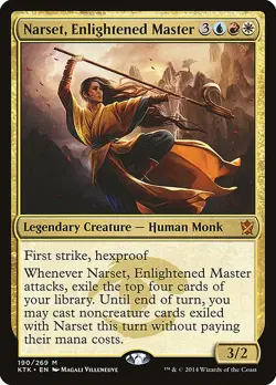 Narset, Enlightened Master-Khans Of Tarkir-Regular-190-MP - Image 1