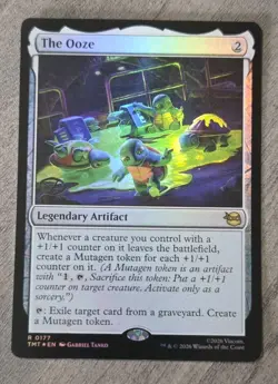 The Ooze 0177 Rare **FOIL** Legendary Artifact MTG TMNT - Image 1