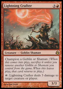 MTG Magic the Gathering Lightning Crafter (93/153) Morningtide LP - Image 1