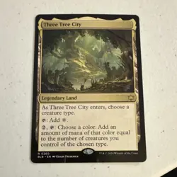 Magic: The Gathering Three Tree City Bloomburrow Rare Land Regular 0260 EN - Image 1