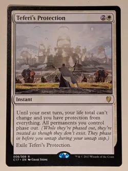 Teferi's Protection MtG Commander 2017 Regular Near-Mint NM Magic: the Gathering - Image 1