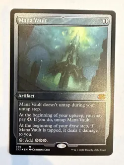 MTG Mana Vault Foil Etched Double Masters 2022 - Image 1