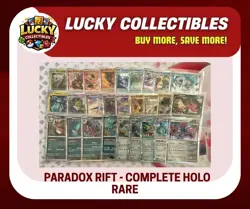 Pokemon - Complete Holo Rare Set - Paradox Rift - 27 Cards - No Duplicates - Image 1
