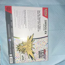Pokemon Scarlet & Violet 151 Zapdos ex Box Booster Promo English - Image 1