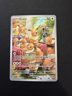 Eevee IR 188/167 SV: Twilight Masquerade Pokemon TCG Illustration Rare - Image 1