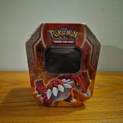 2015 Pokemon Groudon EMPTY Collectors Tin Legends of Hoenn - Image 1