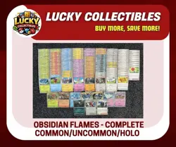 Pokemon TCG Obsidian Flames - Complete Common/Uncommon/Holo Set - 176 Cards ✅ - Image 1