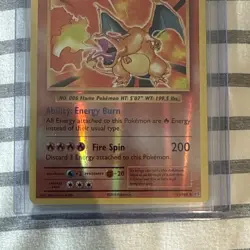 Pokemon Card: 11/108 Charzard 2016 Reverse Holo - mint condition perfect card - Image 3