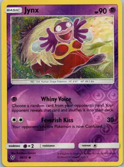 Pokemon Jynx Shining Legends 38/73 Near Mint NM Reverse Holo - Image 1