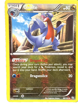 2012 Pokemon GABITE REVERSE HOLO Black & White Set 89/124 - Image 1