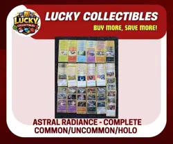 Pokemon TCG Astral Radiance - Complete Common/Uncommon/Holo Set - 128 Cards ✅ - Image 1