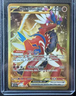 Koraidon ex 254/198 SV01: Scarlet & Violet Gold Hyper Rare Pokemon Card - Image 3